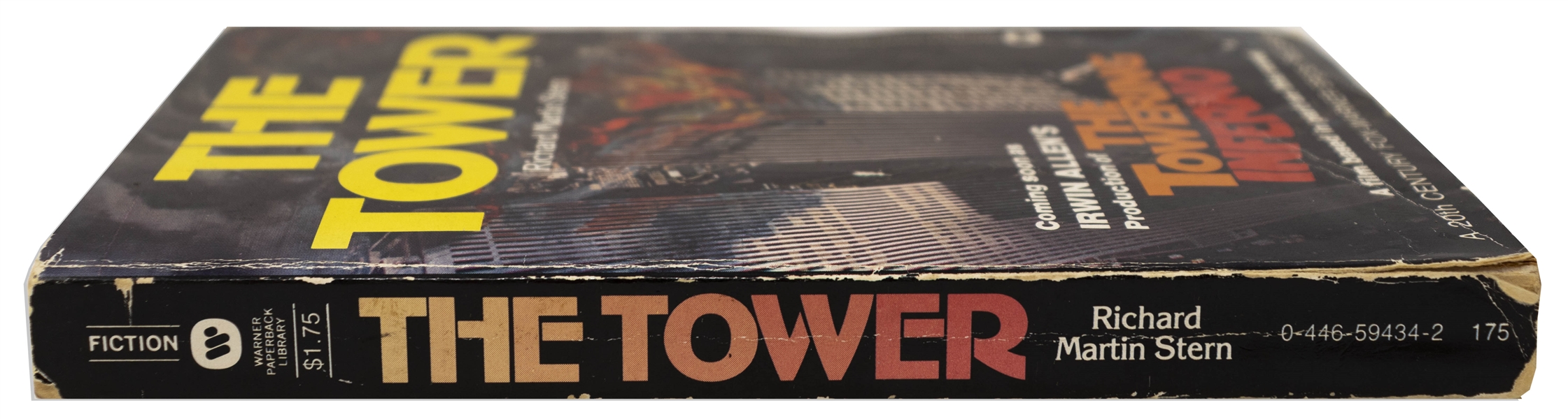 Steve McQueen Signed Copy of ''The Tower'', Adapted Into the Hit Movie ''The Towering Inferno'' Starring McQueen -- Also Signed by Ali MacGraw